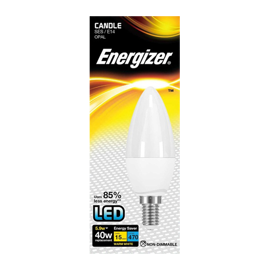 Energizer E14 LED Kertepære 4,9w 470Lumen (40w)
